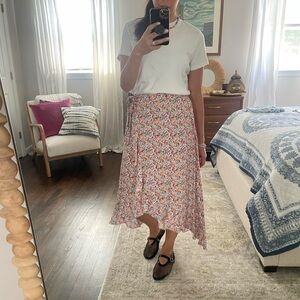Rachel Zoe Midi Wrap Skirt